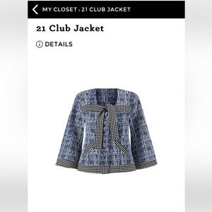 Cabi 21 Club Jacket M